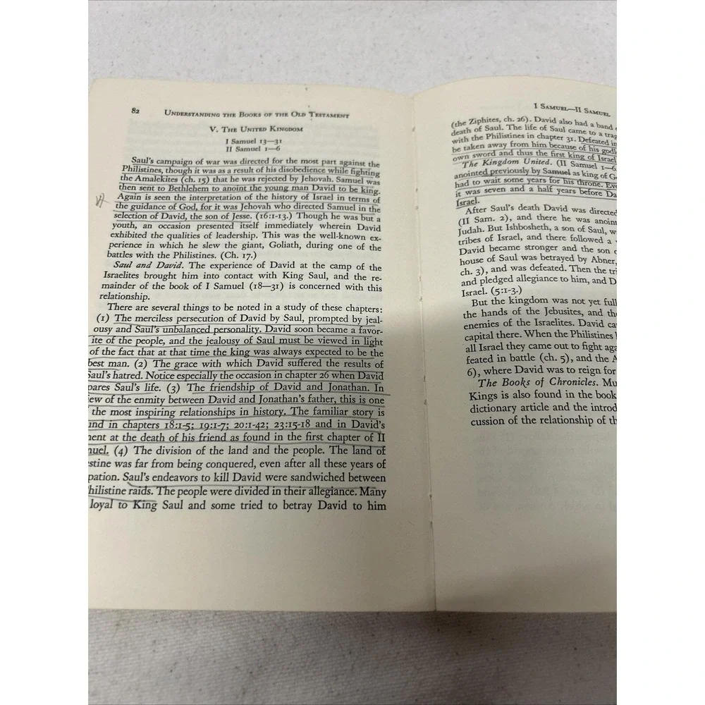 Vtg Book Understanding The Books Of The Old Testament Patrick H. Carmichael 1961
